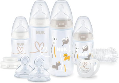 NUK Perfect Start cumisüveg szett hőmérséklet-ellenőrzéssel 9 db-os