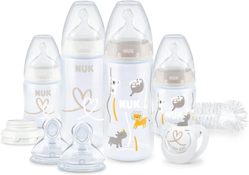 NUK Perfect Start cumisüveg szett hőmérséklet-ellenőrzéssel 9 db-os