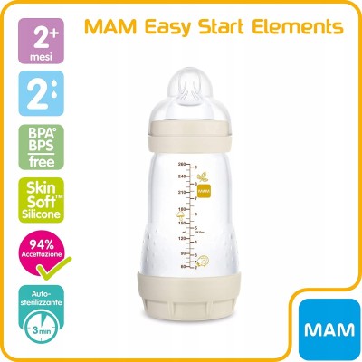 MAM Easy Start antikolikus cumisüveg 260ml 2hó+