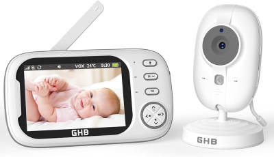 GHB ABM600-DE digitális babaőrző 3,5" LCD