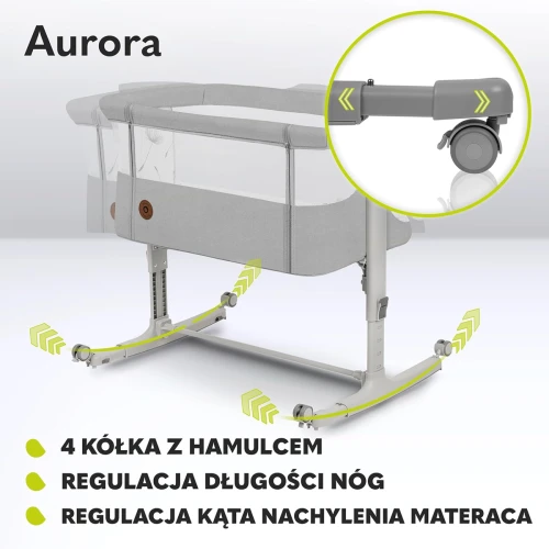 LIONELO AURORA 3 az 1-ben állítható babaágy
