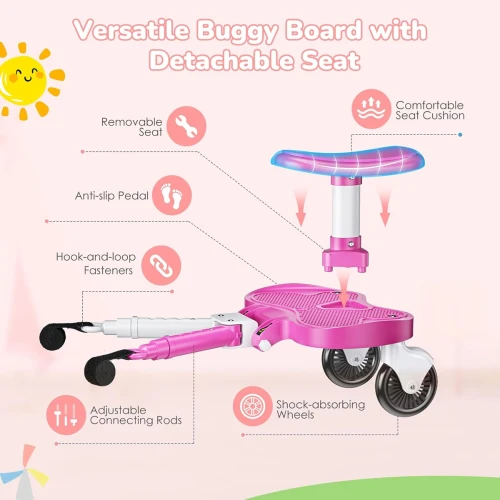BUGGY BOARD univerzális babakocsi fellépő, akár 25 kg-ig