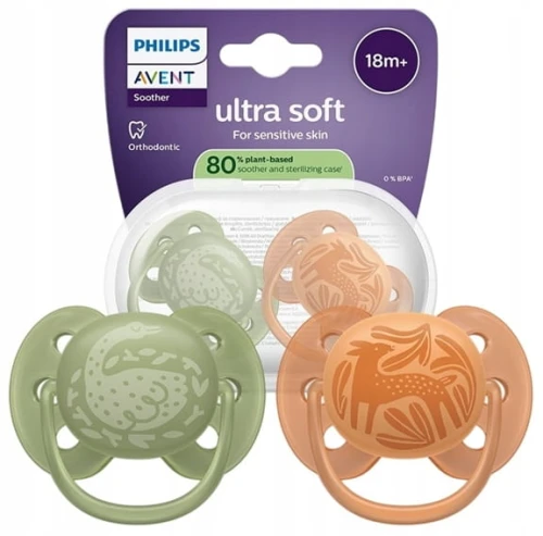 PHILIPS AVENT Ultra Soft cumik x 2 18 hó+