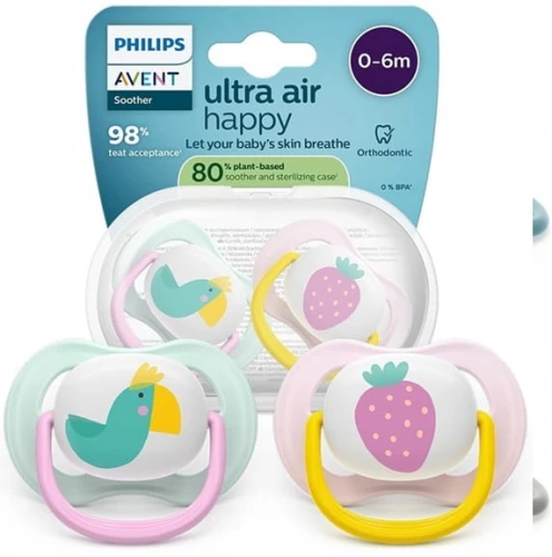 PHILIPS AVENT Ultra Air Happy cumik x 2 0-6 hó