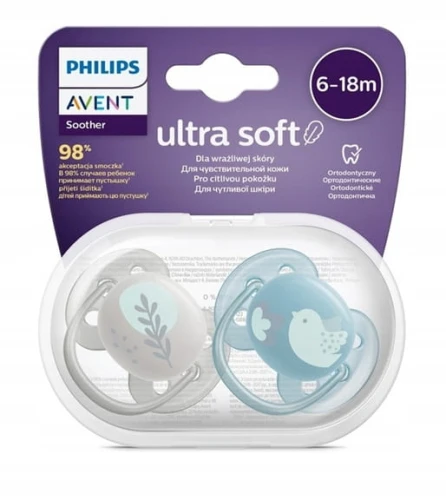 PHILIPS AVENT Ultra Soft cumik x 2 6-18 hó