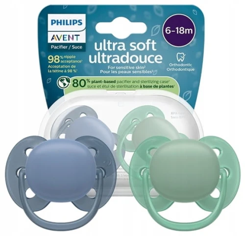 PHILIPS AVENT Ultra Soft cumik x 2 6-18 hó