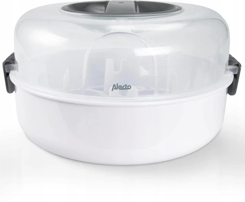 ALECTO BW-04 mikrohullámú sterilizáló 4 palackhoz + csipesz és mérő