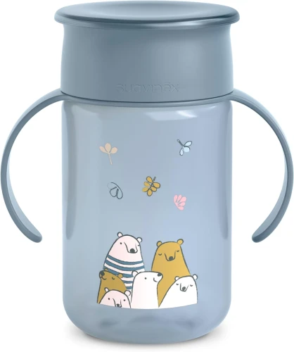 SUAVINEX Trainer Cup CSÖRÖGÉSMENTES BÖGRE 360° 340 ml