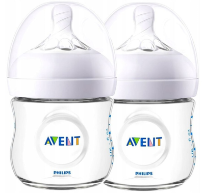 PHILIPS AVENT Natural cumisüveg 125 ml cumifej 0hó+ x2