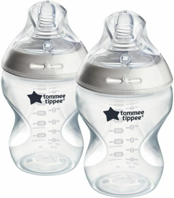 TOMMEE TIPPEE Natural Start cumisüveg 260ml x2 ANTI-COLIC 0hó+