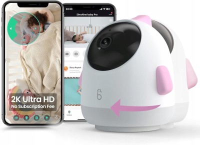 SIMSHINE Baby Pro baba kamera elektronikus bébiőr 2K FHD + oszlop
