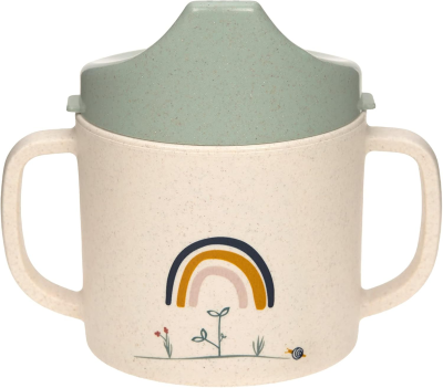 LASSIG Sippy Cup Garden Explorer csőrös itatópohár 150 ml 6 hó+
