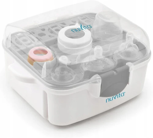 NUVITA 1085 mikrohullámú sterilizáló 3 cumisüveghez és tartozékokhoz