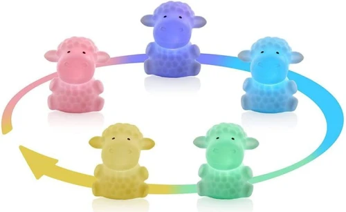 MINILAND Night Sheep LED éjjeli lámpa 5 színben 12,5 cm