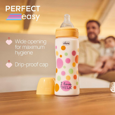 CHICCO Perfect Easy cumisüveg 4hó+ 300ml