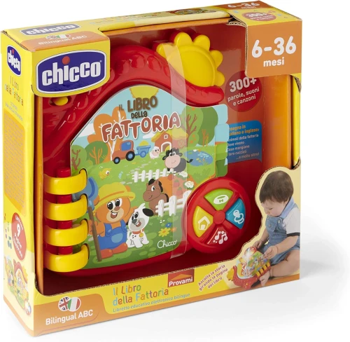 CHICCO Elektronikus farm könyv oktatókönyv ANGOL és OLASZ nyelven
