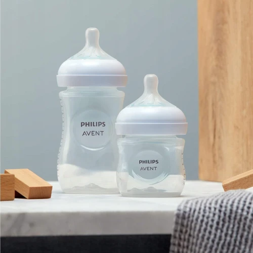 PHILIPS AVENT Natural Response készlet 4 cumisüveg cumi kefe