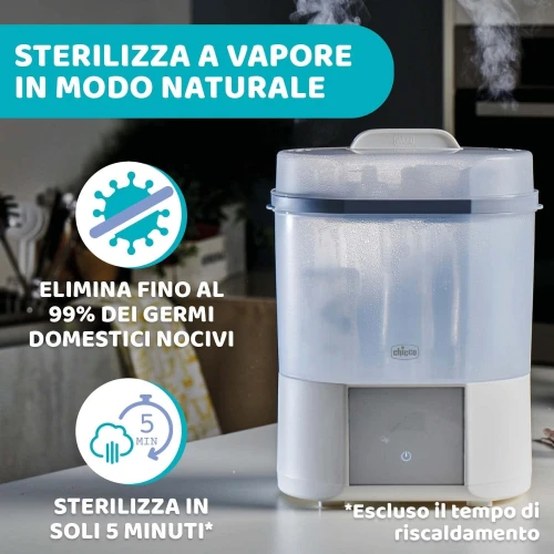 CHICCO gőzsterilizáló szárítóval All in One