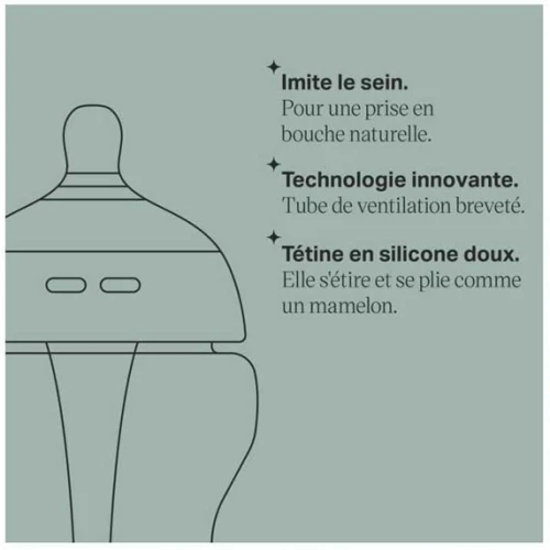 TOMMEE TIPPEE Advanced cumisüveg 260ml ANTI-COLIC 0hó+