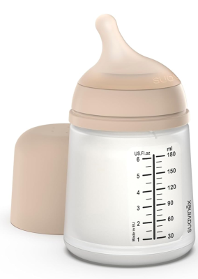SUAVINEX ZERO ZERO 180ml Adaptív Áramlású (A) cumisüveg