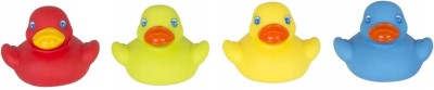 PLAYGRO Bright Baby Duckies gumis fürdőkacsák 6 hó+ 4 darab