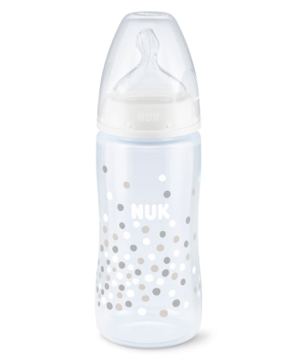 NUK First Choice+ 6-18 hó CUMISÜVEG 300 ml hőmérsékletjelzővel