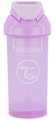 TWISTSHAKE Szívószálas itatópohár, csöpögésmentes, 360 ml, 6 hó+
