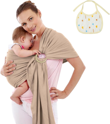 AOLSO karikás hordozókendő babahordozáshoz 0-20 kg