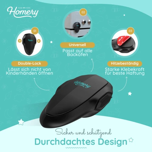 HOMERY sütőajtó biztonsági zár gyerekzár