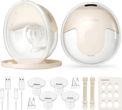 KISSBOBO HANDS-FREE dupla mellszívó 4 üzemmód BPA mentes
