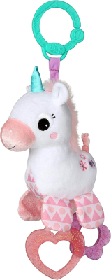 LAMAZE babakocsi és kiságy függő játék Egyszarvú 30cm 0-6 hó