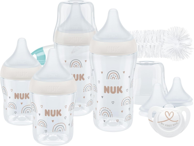 NUK Perfect Match kezdő szett 4 db cumisüveggel + kiegészítők