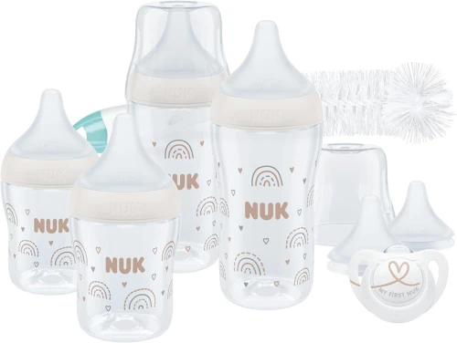 NUK Perfect Match kezdő szett 4 db cumisüveggel + kiegészítők