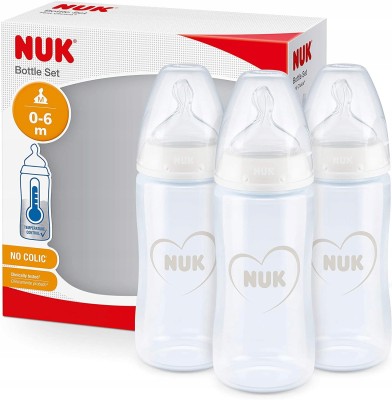 NUK First Choice+ cumisüveg szett 3x 300 ml 0-6