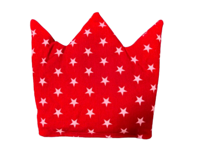 TITSCH kordbársony búzamagos melegítőpárna 16 x 16 cm KORONA