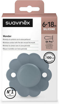 SUAVINEX Wonder nyugtató cumi 6-18 hó szilikon SX PRO