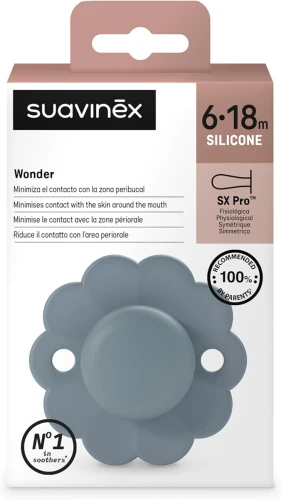 SUAVINEX Wonder nyugtató cumi 6-18 hó szilikon SX PRO
