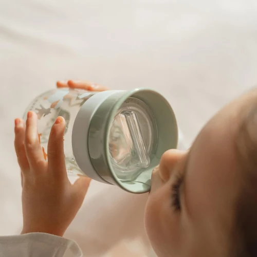 MEPAL Trainer Cup csöpögésmentes itatópohár 360 fokos szívóka 300 ml 9 hó+