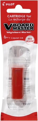 PILOT WBS-VBM piros tintapatron szárazon törölhető V-Board Master táblamarkerhez, 6 ml