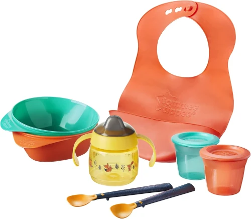 TOMMEE TIPPEE étkészlet és kiegészítők 8 db-os szett