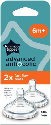 TOMMEE TIPPEE cumik 6hó+ x2 ADVANCED ANTI-COLIC