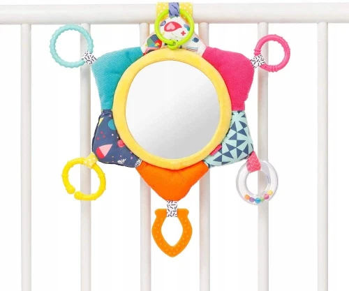 FEHN lógó játék tükörrel és játékokkal 34 cm