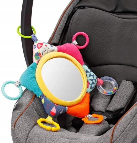 FEHN lógó játék tükörrel és játékokkal 34 cm