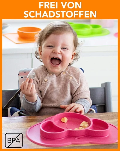 KOKOLIO csúszásgátló 3 rekeszes tányéralátét