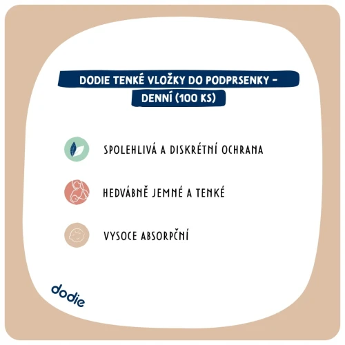 DODIE szoptatási betétek 100 darab