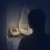 PABOBO Little Moon hordozható LED éjszakai lámpa 6,5 cm
