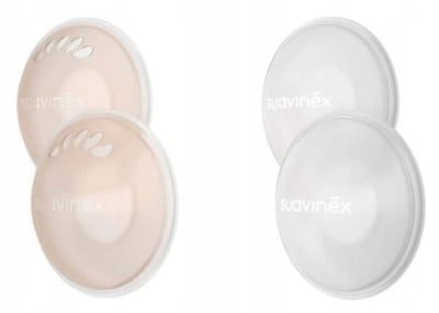 SUAVINEX tejgyűjtő kagylók + védőkagylók szoptatáshoz