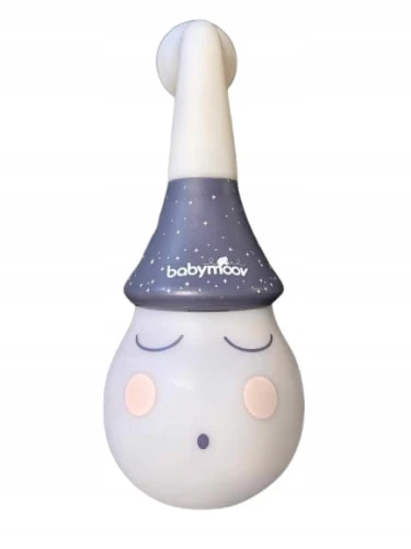 BABYMOOV Tweesty hordozható éjjeli lámpa 7 szín 3 dallam 23 cm