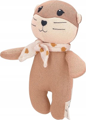 STERNTALER Vidra Otti PLÜSSJÁTÉK organikus pamutból, 18 cm